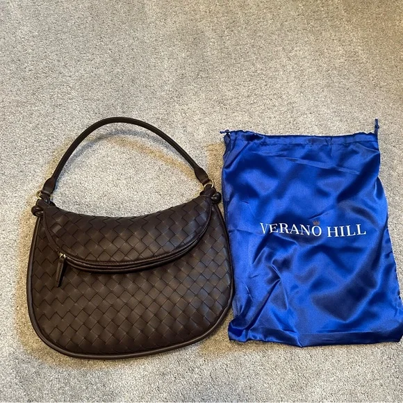 NEW Verano Hill Brown Adele Handbag purse never used shoulder bag
